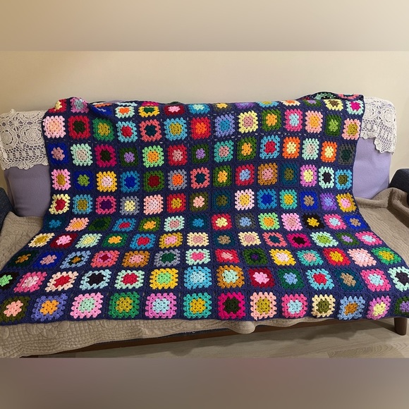 Crochet Granny Blanket (Hand Made crochet) - Picture 2 of 10